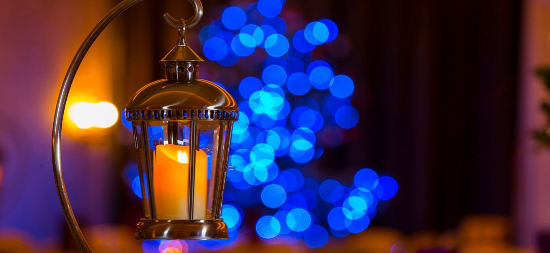 Christmas lanterm at Hotel Kilkenny