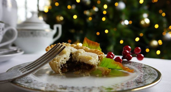 Christmas mince pie at Hotel Kilkenny